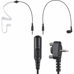 Accessories Clear Earpiece with Mic 3.5mm Screw in Headphone Ear Piece Walkie Talkie Headset for Motorola Vertex Standard Radio vx-261 vx261 vx 261 evx-261 evx s24 evx-s24 evx-534