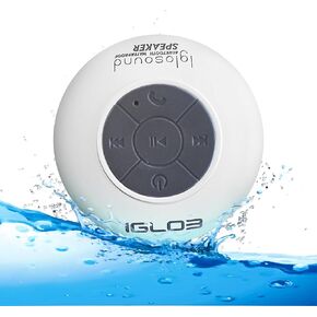 Bluetooth Shower Speaker - Waterproof Speaker for Shower with Suction Cup, Built-in Microphone Voice Control Bathroom Speaker Bluetooth Waterproof, Shower Speaker Bluetooth Waterproof (Pink)