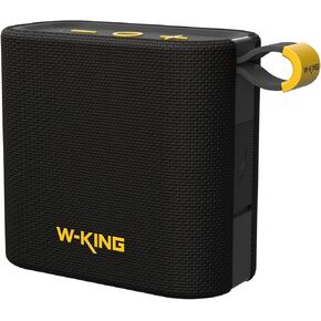 W-KING IPX7 Waterproof Bluetooth Speaker, Loud Speakers Bluetooth Wireless, Outdoor Portable Speakers with HD Sound, Deep Bass, Bluetooth 5.4, Stereo Pairing, Bike Mountable, FM Radio, TF Card, AUX-IN