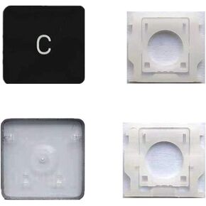 Replacement Individual C Key Cap and Hinges are Applicable for MacBook Pro/Air A2141 A2251 A2289 A2179 A2337 A2338 A2442 A2485 A2779 A2780 A2941 A2918 A2992 A2681 A2941 2019-2023 Year