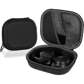 Linkidea Headphone Carrying Case Compatible with Anker Soundcore Life Q20i, Life Q20, Q30, Q35 Hybrid Headphones, Protective Hard Shell Travel Bag with Cable, Charger Storage (Black)