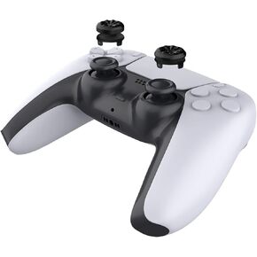 Joystick Caps Thumbsticks Extender for PS5/PS4 Controller, Thumbs Grips Caps 1 High-Rise & 1 Mid-Rise Concave Anti-Slip Accessories Thumb Sticks for PS5 Controller, Red