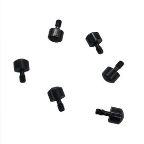 2 Way Radio Earpiece Shoulder Mic Screws Replacement Speaker Microphone Locking Thumb Screw for Baofeng uv9r(6Pack)