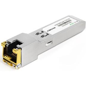 1.25G SFP to RJ-45 Transceiver, 1000BASE-T Copper SFP, Auto-Negotiation, Up to100Meters(1 Pack)