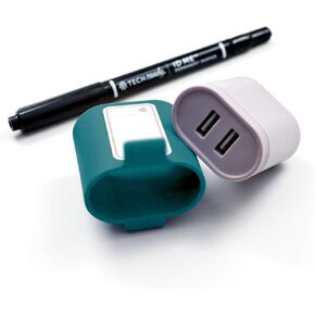Tech Candy ID Me Customizable USB - Navy/Rose Gold