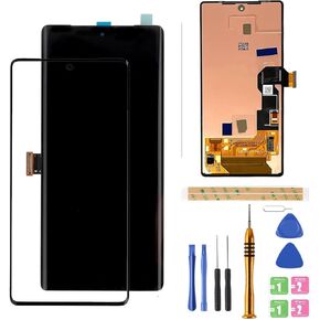 AMOLED Digital Display Compatible for Google Pixel 6A GX7AS GB62Z G1AZG 6.1" LCD Display Touch Screen Assembly with Tools(Support Fingerprint)