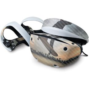 MightySkins Carbon Fiber Skin Compatible with Sony Playstation VR2 - Ollie | Protective, Durable Textured Carbon Fiber Finish | Easy to Apply & Change Styles | Made in The USA
