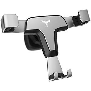 Gravity car Phone Bracket Vent Metal car Phone Navigation car Bracket for All Smart Phones (Elegant Black) (Elegant Black)
