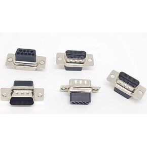 PC Accessories - Connectors Pro 50-PK DB9 Male D-Sub 9 Pins Crimp Type Connector, 50-PACK (No Pins)