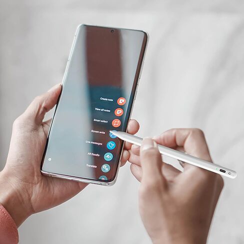 Pencil Duo White Active Stylus Pen for iPhones and Android Phones (Pearl White) in Saudi Arabia