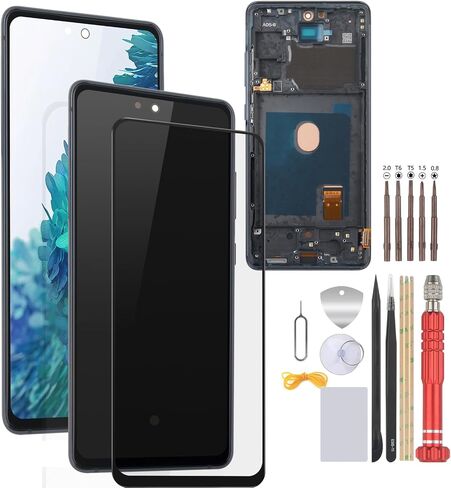 FKBAightccyr OLED Screen LCD for Samsung Galaxy S20 FE Screen Replacement for Samsung S20 FE 5G G781U Touch Display Digitizer Assembly with Installation Tools in Saudi Arabia