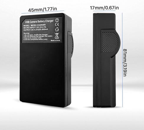 2 حزمة 2200 مللي أمبير بطارية وشاحن USB بديل لأوليمبوس Li-42B Li-40B Li42B Li40B FE-230 Pentax D-Li63 NP-45 NP-45A EN-EL10 D-Li63 D-Li108 NP-80 CNP80 KLIC-7006 البطارية in Kuwait