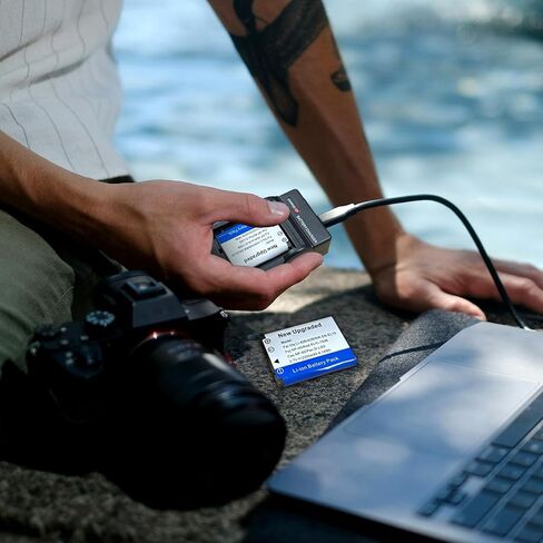 2 حزمة 2200 مللي أمبير بطارية وشاحن USB بديل لأوليمبوس Li-42B Li-40B Li42B Li40B FE-230 Pentax D-Li63 NP-45 NP-45A EN-EL10 D-Li63 D-Li108 NP-80 CNP80 KLIC-7006 البطارية in Kuwait