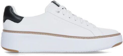 حذاء رياضي نسائي من Cole Haan Grandpro Topspin، أسود/عاجي/أصفر سايبر، عرض 6.5 in Kuwait