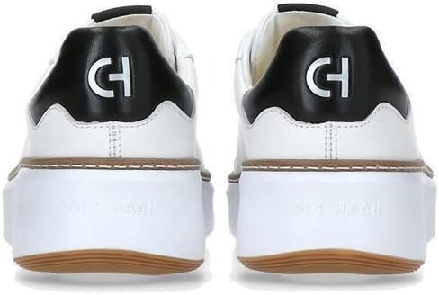 حذاء رياضي نسائي من Cole Haan Grandpro Topspin، أسود/عاجي/أصفر سايبر، عرض 6.5 in Kuwait