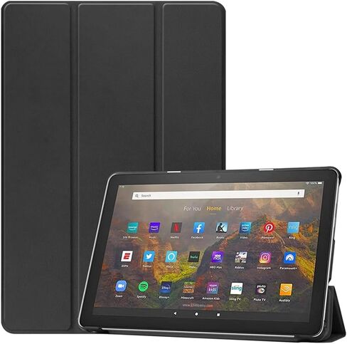 Case for Amazon Fire HD 10 (7th / 9th Generation, 2017/2019 Release) 10.1" Premium PU Leather Protective Cover Amazon Fire HD 10 Case in Saudi Arabia