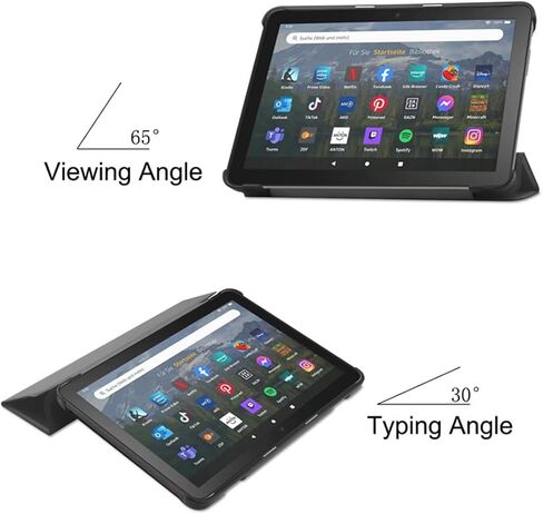Case for Amazon Fire HD 10 (7th / 9th Generation, 2017/2019 Release) 10.1" Premium PU Leather Protective Cover Amazon Fire HD 10 Case in Saudi Arabia