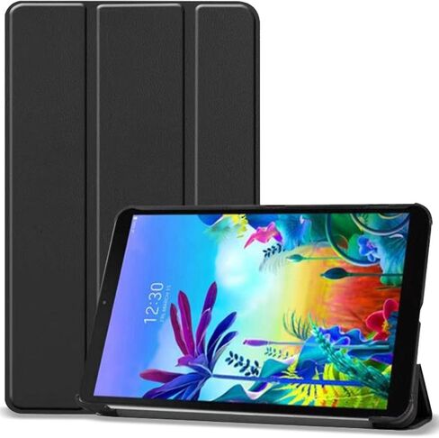 ProCase for LG G Pad 5 10.1 FHD Case, Slim Light Smart Cover Trifold Stand Hard Shell Folio Case for 10.1 inch LG G Pad 5 2019 (Model LM-T600/ LM-T605) -Black in Kuwait