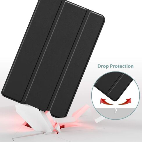 ProCase for LG G Pad 5 10.1 FHD Case, Slim Light Smart Cover Trifold Stand Hard Shell Folio Case for 10.1 inch LG G Pad 5 2019 (Model LM-T600/ LM-T605) -Black in Kuwait