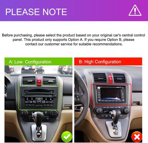 8 Core 2+64G Android Car Radio Stereo لهوندا CRV 2007-2011 مع Carplay اللاسلكي Android Auto، 9 بوصة وحدة رئيسية تعمل باللمس مرآة رابط WiFi GPS Navigation Bluetooth FM RDS DSP كاميرا احتياطية SWC in Kuwait