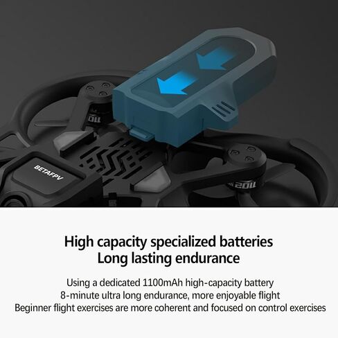 aquila16FPVkit Aquila16 FPV طقم مروحية بدون طيار مع تثبيت الارتفاع، 8 دقائق طيران للمبتدئين FPV، 3 أوضاع طيران وسرعة، محاكي تسجيل DVR يدعم 1S RTF Kit مع ELRS 3.0 in Kuwait