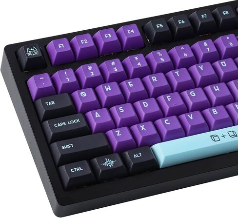 Hyekit Original Keycaps 143 Keys ميكانيكا الكم PBT Keycaps KCA Profile Dye-Sublimation Keycaps Custom Keycaps لـ Cherry Gateron MX Switches لوحة المفاتيح الميكانيكية in Kuwait