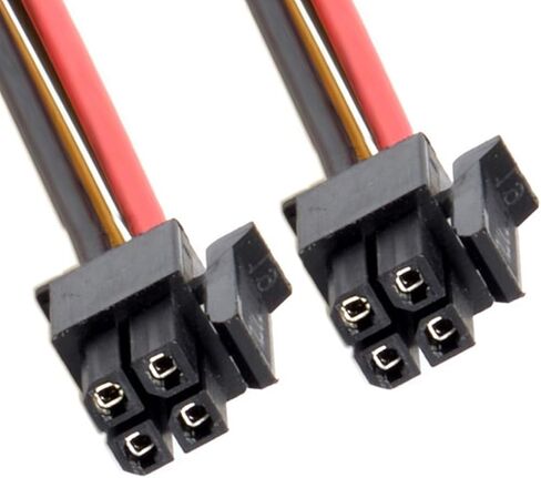 CY كابل الطاقة ATX لموصل موليكس مايكرو صالح 4Pin ذكر إلى ذكر كابل الطاقة 12 فولت 20AWG الملعب = 3.0 مللي متر in Kuwait
