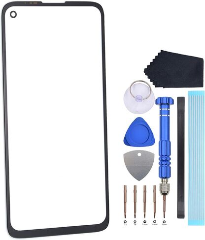 Glass Panel Screen Replacement for Motorola Moto G8 Power XT2041-1 Outer Screen Glass Lens with dismantling tool in Saudi Arabia