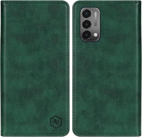 OnePlus Nord N200 5G Wallet Case with [RFID Blocking] Card Slot Stand Strong Magnetic Flip Fold Leather Protective Phone Case for OnePlus Nord N200 5G Case Wallet(6.49 inch-Brown) in Saudi Arabia