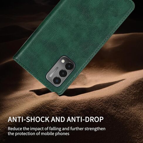 OnePlus Nord N200 5G Wallet Case with [RFID Blocking] Card Slot Stand Strong Magnetic Flip Fold Leather Protective Phone Case for OnePlus Nord N200 5G Case Wallet(6.49 inch-Brown) in Saudi Arabia
