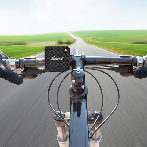 Bike Handlebar Bracket for Marshall Willen Portable Bluetooth Speaker,Bicycle Mount Adapter Holder Compatible with Marshall Willen(Black) in Saudi Arabia