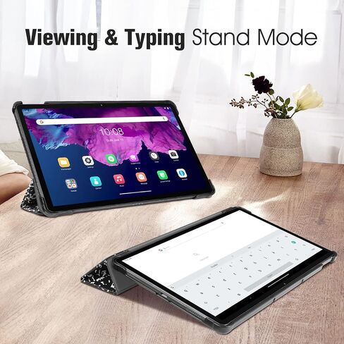 Fintie Case for Lenovo Tab P11 Plus Case 2021 (TB-J616F / J616X), Lightweight Slim Shell Stand Cover with Auto Sleep/Wake for Lenovo Tab P11 11" 2020 (TB-J606F TB-J606X) Release Tablet, Black in Saudi Arabia