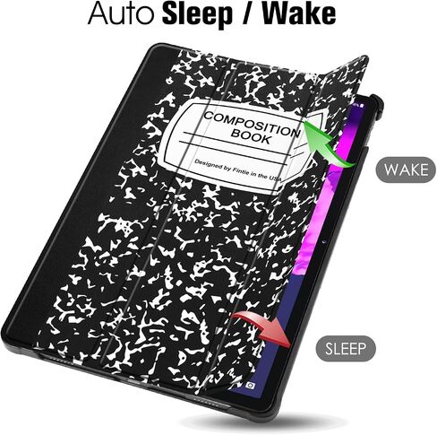 Fintie Case for Lenovo Tab P11 Plus Case 2021 (TB-J616F / J616X), Lightweight Slim Shell Stand Cover with Auto Sleep/Wake for Lenovo Tab P11 11" 2020 (TB-J606F TB-J606X) Release Tablet, Black in Saudi Arabia