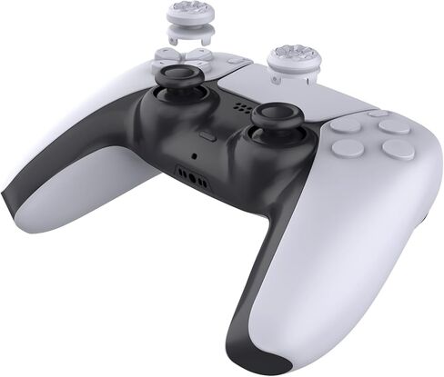 Joystick Caps Thumbsticks Extender for PS5/PS4 Controller, Thumbs Grips Caps 1 High-Rise & 1 Mid-Rise Concave Anti-Slip Accessories Thumb Sticks for PS5 Controller, Red in Kuwait