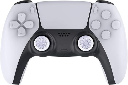Joystick Caps Thumbsticks Extender for PS5/PS4 Controller, Thumbs Grips Caps 1 High-Rise & 1 Mid-Rise Concave Anti-Slip Accessories Thumb Sticks for PS5 Controller, Red in Kuwait