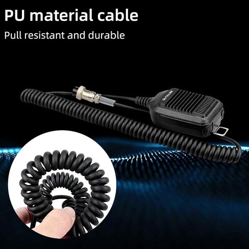 ميكروفون محمول Retevis MI001 8Pin، متوافق مع ICOM HM36 ICOM IC-756PROIII، IC-746PRO، IC-9100، IC-7800، IC-7410، IC-7200 راديو متنقل، ميكروفون مكبر صوت عن بعد، ميكروفون توصيل 8 سنون (حزمة واحدة) ) in Saudi Arabia