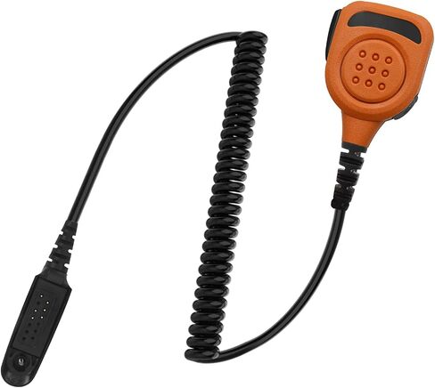 Waterproof Radio Speaker Mic Walkie Talkie Shoulder Handheld Microphone with PTT for HT750 HT1250 HT1250ls MTX8250 GP328 Orange (GP328-01) in Saudi Arabia