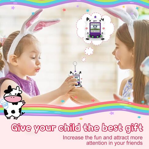 BEARDDO Case for Giga Pet Virtual Pet, Silicone Interactive Pet Game Machine Case Cover for Kids Child Ages 5 and Up, Cute Cartoon Anime for Giga Pet Protective Cover Boy Teens (Pink) in Saudi Arabia