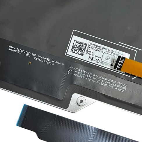 US Colorful Backlight Backlit Keyboard Replacement for DELL Alienware 17 R4 R5 /Alienware M17 R4 Laptop Keyboard with Backlit US 0N7KJD 0ND5TJ in Saudi Arabia