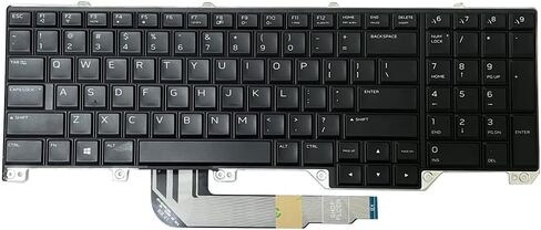 US Colorful Backlight Backlit Keyboard Replacement for DELL Alienware 17 R4 R5 /Alienware M17 R4 Laptop Keyboard with Backlit US 0N7KJD 0ND5TJ in Saudi Arabia