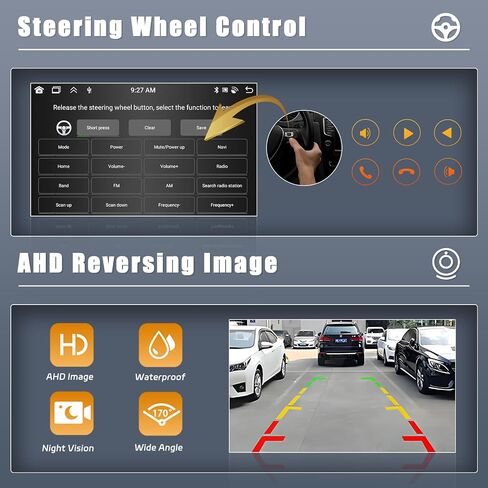 راديو ترقية ستيريو للسيارة 8-Core 6+128G Android 13 لسيارة Hyundai Accent Verna Solaris 2010-2016، شاشة لمس عالية الدقة 9 بوصة مع CarPlay اللاسلكي وAndroid Auto، كاميرا احتياطية AHD، وصلة مرآة، GPS Navi in Saudi Arabia