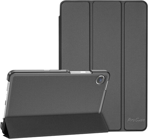 ProCase Smart Case for Galaxy Tab A9 8.7 Inch 2023, Slim Stand Hard Back Shell Protective Smart Cover Case for Galaxy Tab A9 8.7" SM-X110/X115/X117- Black in Kuwait