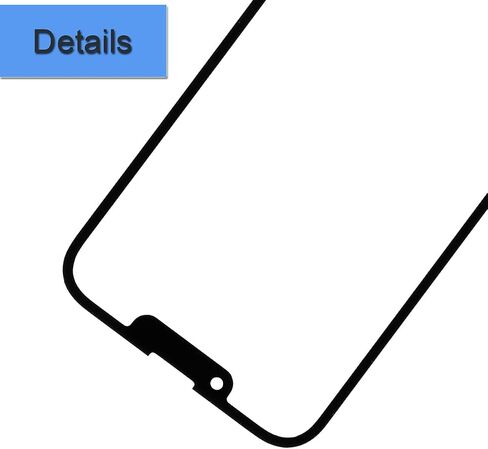 استبدال عدسة الشاشة الخارجية من الزجاج الأمامي متوافق مع iPhone 13 وiPhone 13 Pro 6.1 بوصة مع الأدوات in Saudi Arabia