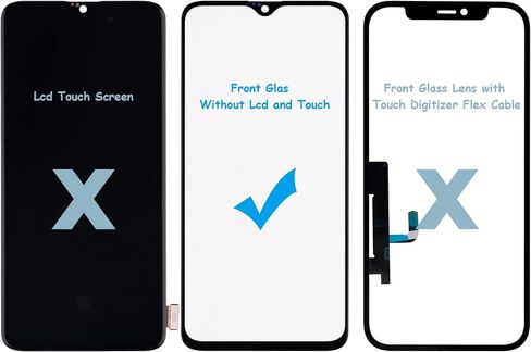 استبدال عدسة الشاشة الخارجية من الزجاج الأمامي متوافق مع iPhone 13 وiPhone 13 Pro 6.1 بوصة مع الأدوات in Saudi Arabia