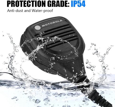 3.5mm Headphone Jack Speaker mic Walkie Talkie Radio Hand Microphone with Steel Belt Clip for , and Easy to Carry in Saudi Arabia