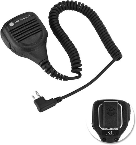3.5mm Headphone Jack Speaker mic Walkie Talkie Radio Hand Microphone with Steel Belt Clip for , and Easy to Carry in Saudi Arabia