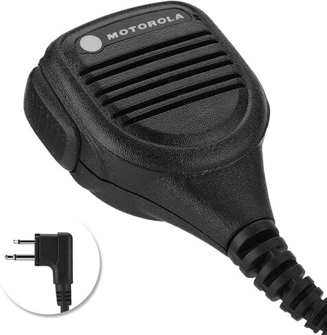 3.5mm Headphone Jack Speaker mic Walkie Talkie Radio Hand Microphone with Steel Belt Clip for , and Easy to Carry in Saudi Arabia