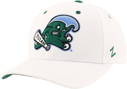 قبعة Snapback مرخصة رسميًا من Zephyr Standard NCAA باللون الأبيض in Kuwait