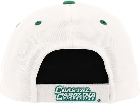 قبعة Snapback مرخصة رسميًا من Zephyr Standard NCAA باللون الأبيض in Kuwait