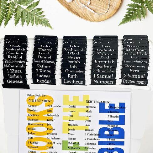 علامات الكتاب المقدس البيضاء للنساء/الرجال/الأطفال، علامات الكتاب المقدس الكاثوليكية العهد القديم والجديد لدراسة الكتاب المقدس، علامات تبويب مؤشرة مغلفة، 100 علامة تبويب - 66 كتابًا، 7 كتب كاثوليكية، 8 مرجع، 19 كتابة، طباعة كبيرة، سهلة القراءة in Kuwait